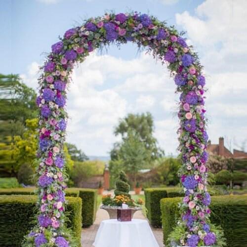 Decorative wedding arch flower stand garden background wedding road lead decoration Rattan Event Party Supplies Outdoor Display