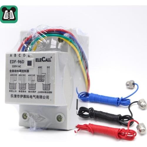 DF96D AC220V 5A Din Rail Mount Float Switch Auto Water Level Controller