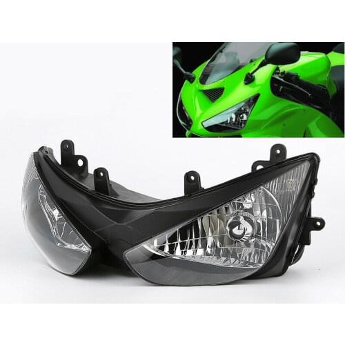 Motorcycle Headlight Headlamp Assembly For Kawasaki Ninja ZX6R ZX-6R ZX636 2005 2006 05 06