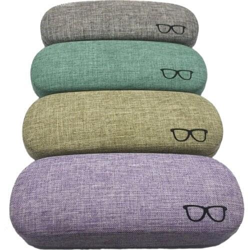 2021 New Sunglasses Box Fashion Men Women Kids Leather Glasses Hard Shell Protector Reading Eyewear Case Portable Glasses Bag