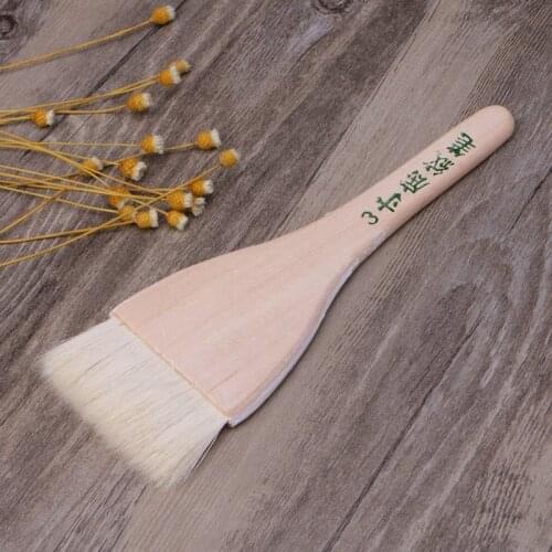 Artist brushes Goat Hair Handle Art Supplies Watercolor Acrylic Wood Oil Paint Brush Six Sizes for artist,students, lover of art