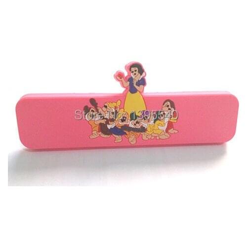 New Pink Cartoon Cabinet Handles&Knobs Kids Drawer Handles Closet Pulls Snow White Kindergarten Shake Handles Shoes Box Bas Pull