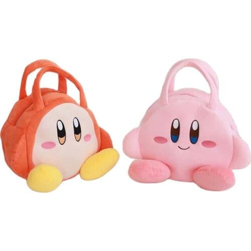 Kirby Plush Disneys Plus Kirby Japanese Pink Plush Big Bag Keychain Anime Figure Cute Doll For Girls Kids Toys Birthday Gift