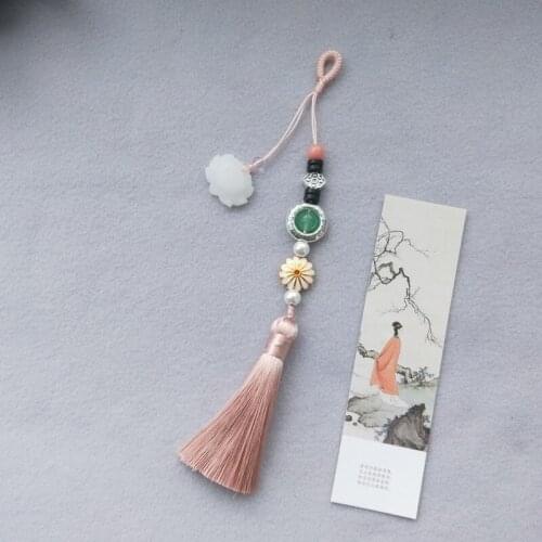 Pressure Lapel Cheongsam Pendant Brooch Accessories Handmade Classical Cheongsam Tassels Pendant