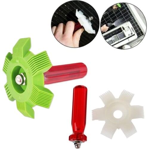 1 Set Plastic A/C Condenser Radiator Evaporator Fin Straightener Comb Rake Cleaner Tool Cleaning Comb Cleaning Fin Repair Comb