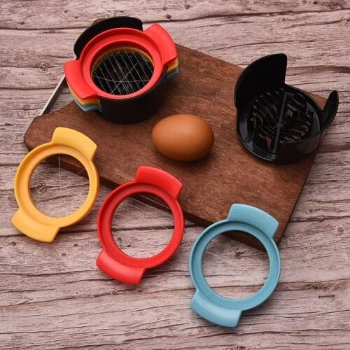 Three-In-One ABS Egg Cutter Convenient Multifunctional Split Device Food Divider Slicer Egg Tool Household Kitchen Gadget