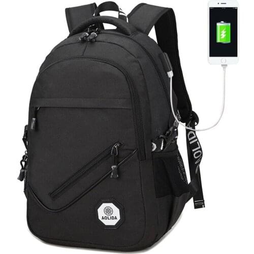 Backpack Men School Student Loptop Backbags for IPAD Gift USB Backpack Travel Daypacks Mochila Hombre Back Pack For Male