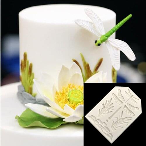 Sugarcraft dragonfly Silicone mold fondant mold cake decorating tools chocolate gumpaste mold