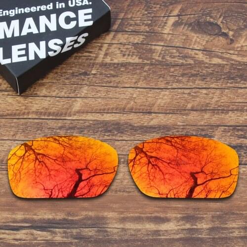 ToughAsNails Polarized Replacement Lenses for Oakley Scalpel Sunglasses Fire Red Mirrored Color (Lens Only)