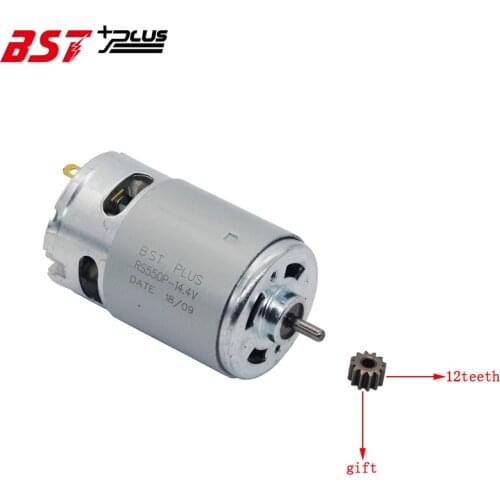 RS550Motor12Teeth (9 10 11 13 14 15 16 17 24T) (7.2 9.6 10.8 12 14.4 16.8 18 25V)Gear3mmShaft For Cordless Drill Screwdriver