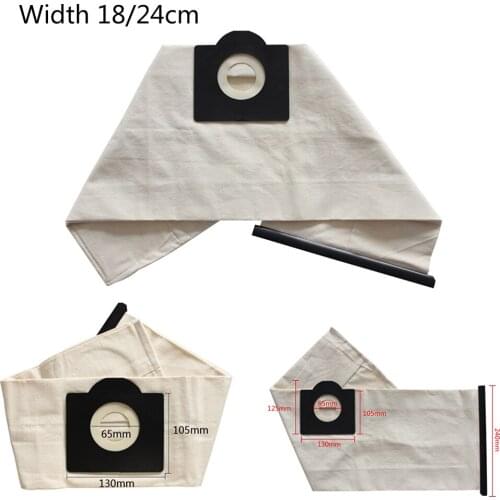 1*Dust Bag Washable Cloth Dust Bags For Karcher WD3 MV3 SE4001 A2299 K2201 F K2150 Vacuum Cleaner Bags For Home Cleaning