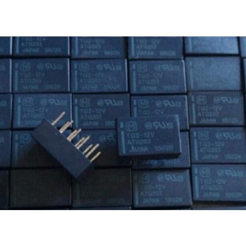 10PCS/LOT TQ2-3V TQ2-5V TQ2-12V TQ2-24V TQ2 DIP Relay 1A 10PIN Signal relay 3VDC DC3V 5VDC DC5V 12VDC DC12V 24VDC DC24V
