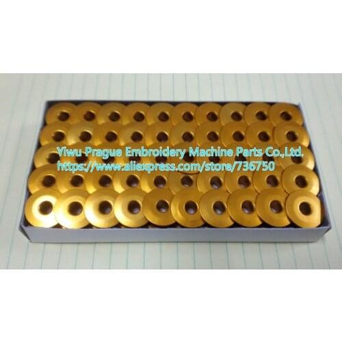 100 pieces of Tajima, Barudan, SWF and Chinese embroidery machine spare parts - golden embroidery bobbins