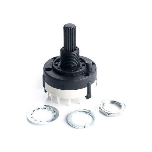 2pcs,1 POLE 7 Position Custom Wiring ROTARY SWITCH 1P7T