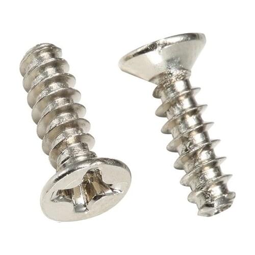 30pcs M4 stainless steel 304 hexagon rivet screw sheet metal plate screws 6-20mm length