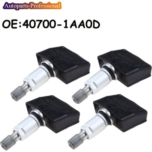 4 pcs/lot OEM 40700-1AA0D 407001AA0D For Nissan Titan TPMS Tire Pressure Monitoring Sensor 315MHZ car accessories