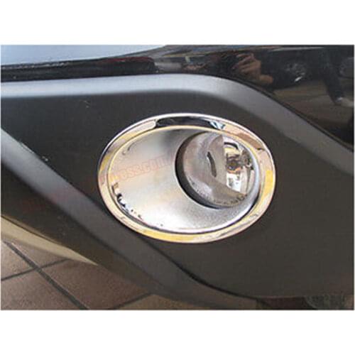 Car accessories for Honda CR-V CRV 2007 2008 2009 2PCS ABS Chrome Front Fog Light Bumper Lamp Cover Trim