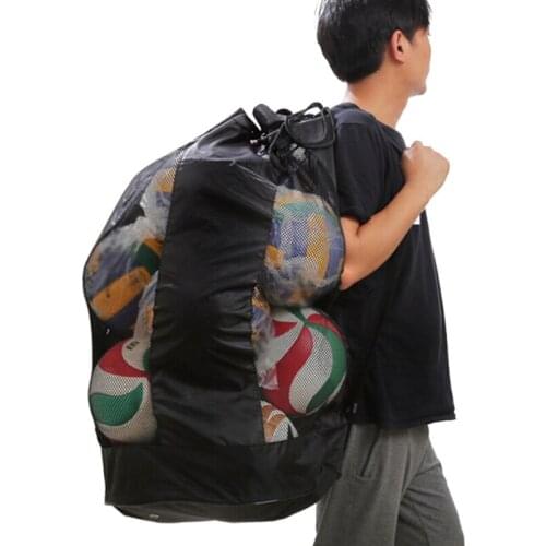 Large-Capacity Outdoor Sports Bag Football Basketball Storage Net Bag Multi-Functional Ball Net Backpack