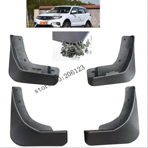 Special mud flaps for geely atlas mud guards geely boyue fender mudguards 4pcs/set