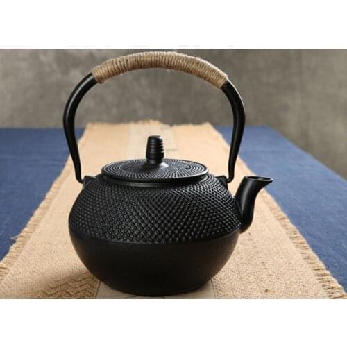 Small particles Iron pot Cast iron pot No coating Iron teapot