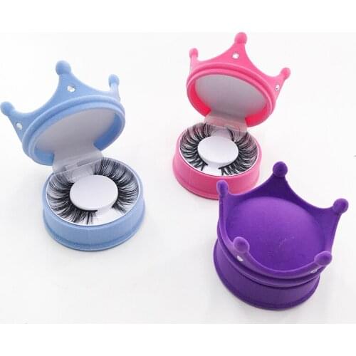 FDshine Crown Lash Boxes Without Eyelashes Empty Case For Regular Full Strip Lashes
