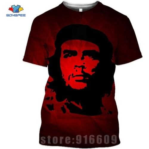 Anime 3d Print T Shirt Streetwear Che Guevara Men Women Suit Fashion T-shirt Kids Harajuku Tees Funny Shirts Homme Tshirt A78