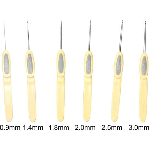 Sewing Tool Lightweight Needle DIY Knitting Stainless Steel Gift With Handle Crochet Hook Sharp Hand Grinding Skid Resistant