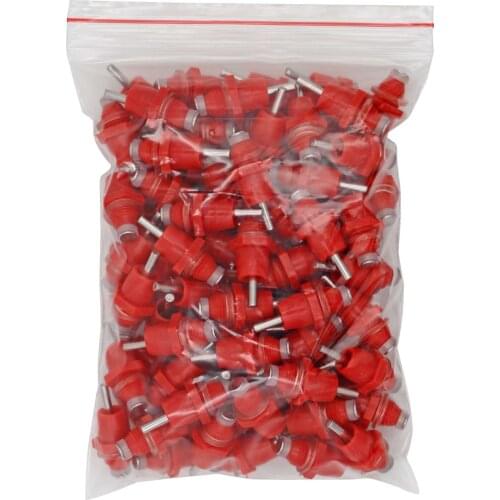 100/200Pcs Poultry Chicken Nipple Drinker Automatic Waters Spring Type Drinking Fountain Mouth Water Poultry Farming Equipment