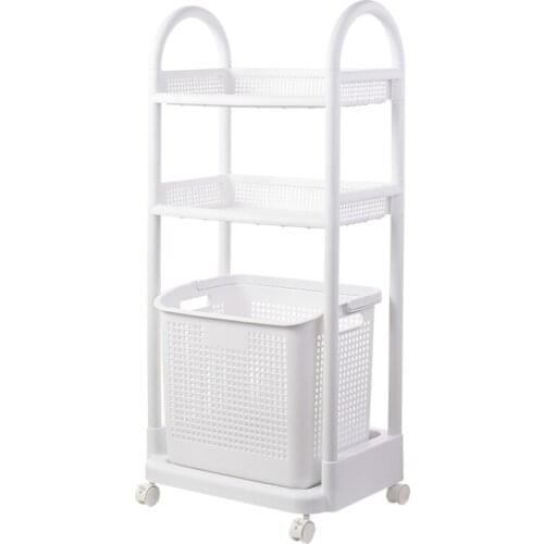 Dirty laundry basket laundry basket dirty clothes storage basket household bathroom shower finishing storage basket wheel multi