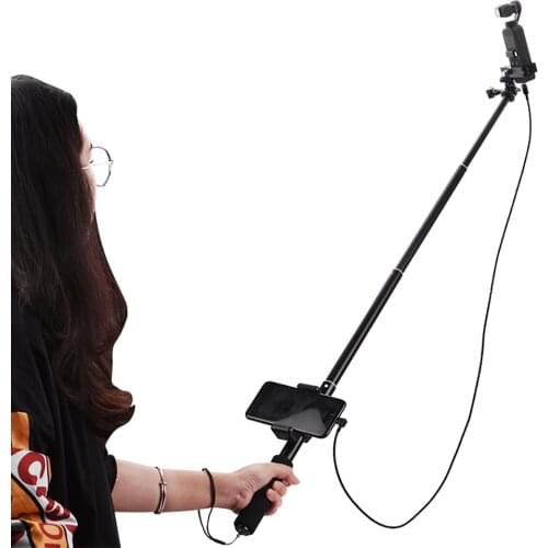 Phone Mount Module Extension Pole Rod Selfie Stick for DJI OSMO Pocket/Pocket 2 Gimbal Cable for Type-c IOS Android Accessory