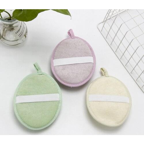 Soft Shower Mesh Foaming Sponge Exfoliating Scrubber Black Bath Body Skin Cleaner Cleaning Tool Bathroom Accessories