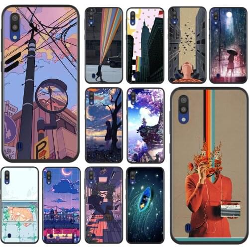 Aesthetic Style Painting Art For Samsung Galaxy A90 A80 A70 S A60 A50S A30 S A40 S A2 A20E A20 S A10S A10 E Soft Phone Case