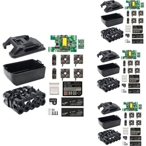 New Plastic Case Nesting Single Cell Protection Detection Protection Board PCB for Makita 18V Battery BL1830