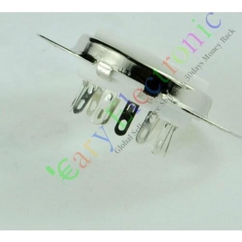Wholesale and retail 8pcs 12pin Ceramic vacuum tube sockets top mount base valve for 50CA10 radio amp free shipping