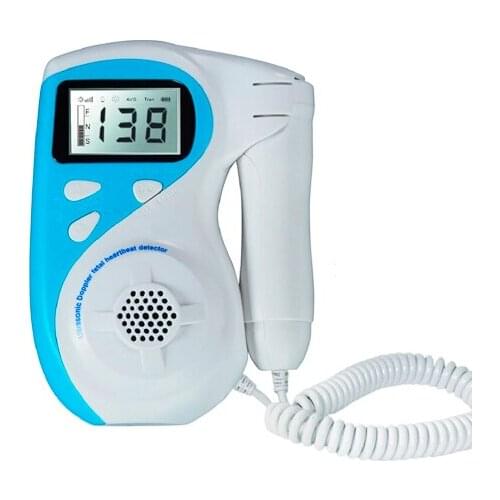 Cheapest Portable Ultrasound Medical Machine Brand New Color Fetal Doppler Fetus Heart Rate Scanner Stethoscope for Wholesale