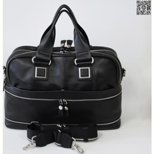 POSSESS BRAND, unisex travel genuine leather bag