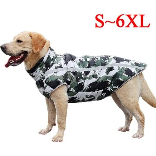 Warm Winter Dog Jacket Medium Large Breed Dog Coat Waterproof Reflective Clothes for Big Dogs Pet Dog Clothes for Small Dogs