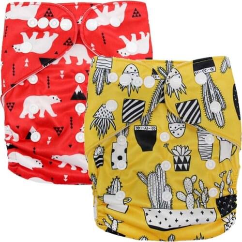 Waterproof Washable Baby Dloth Diaper For Boy Girl Cloth Nappy Pant One Size Fits All