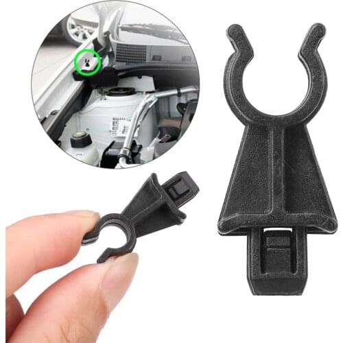10Pcs/set Bonnet Hood Support Prod Rod Clamp Clip Holder 65722EB300 For Nissan Qashqai Dualis J10 Navara D40 Pathfinder R51