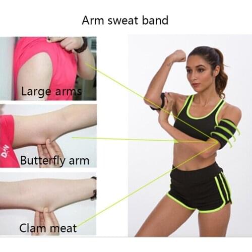 2pcs arm sleeve shaper Sweat Band Arm Warmers Slimmer Sleeve Trimmers Wraps Arm Shaper Compression Body Wraps Workout