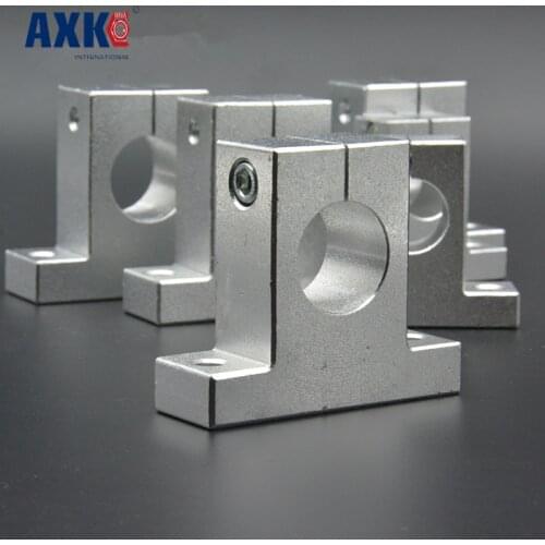 4 Pcs/lot Sk12 Sh12a 12mm Linear Rail Shaft Support Block For Cnc Linear Slide Bearing Guide Cnc Parts