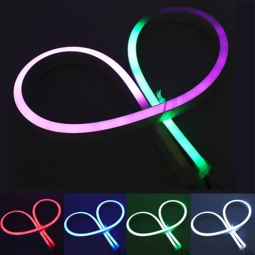 5V 12V RGB Neon Light WS2811 SK6812 Full Color LED Strip Light Individually Addressable 60Leds/m Pixels Flexible Tape Ribbon