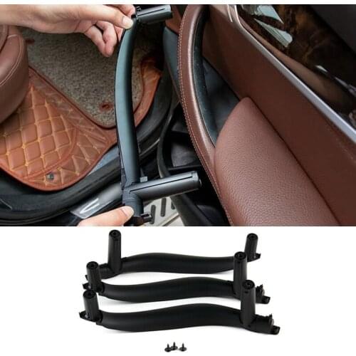 Car Black LHD Interior Door Pull Handle For-BMW X5 F15 2014-2018 X6 F16 2014-2019 51417292243 51417292244
