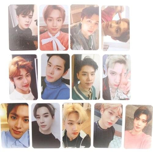 White Version Taeyong Mark KPOP NCT 127 Self Made 2018 Empathy Album Cards Poster Black Autograph Photocard Paper