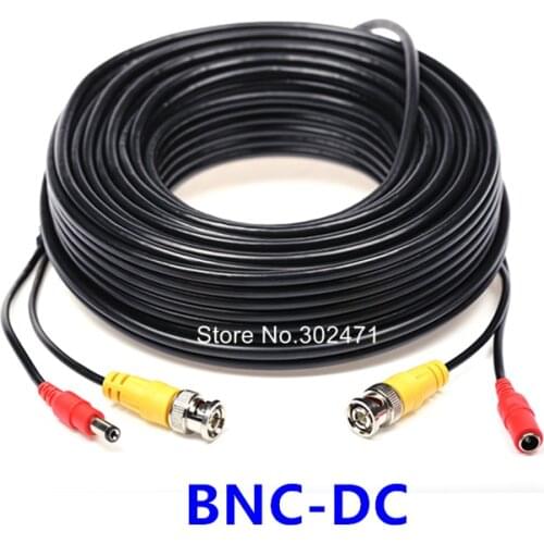 BNC and 5.5mm DC power cable for CCTV surveillance systems CCTV Video Power BNC Security Camera Cable
