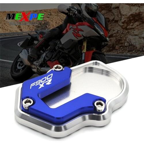 Suitable for BMW F900R F900XR CNC aluminum alloy side support enlarged and widened parking mat f900r f900xr 2020 2021 2022