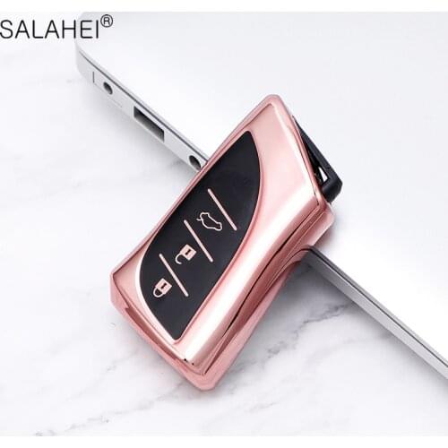 Colorful Soft TPU Car Key Case Full Cover For Lexus UX200 UX250h ES200 ES300h ES350 US200 US260h 2018 2019 Protector Accessories