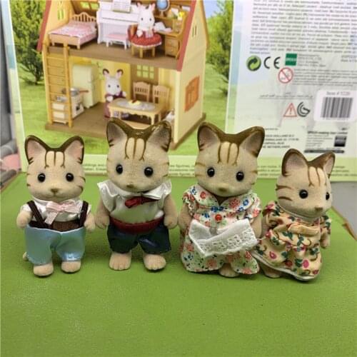 Geniune Sylvanians Family kid children toy furniture Geniune Sylvanian Animal Families Dollhouse Toy Figures Geniune Sylvanian