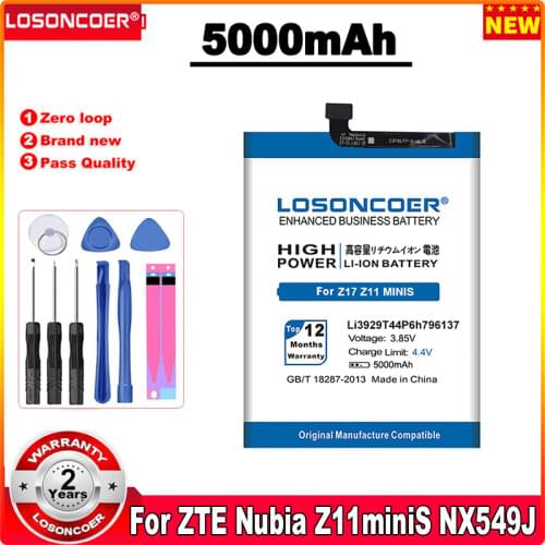 LOSONCOER Nubia Z11 MiniS Phone Batteries