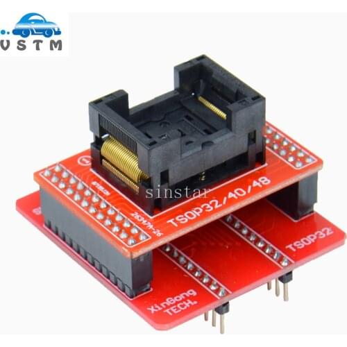 Best Price TSOP32 adapter +TSOP32 TSOP40 TSOP48 adapter For Xgecu TL866ii plus tl866 USB universal programmer